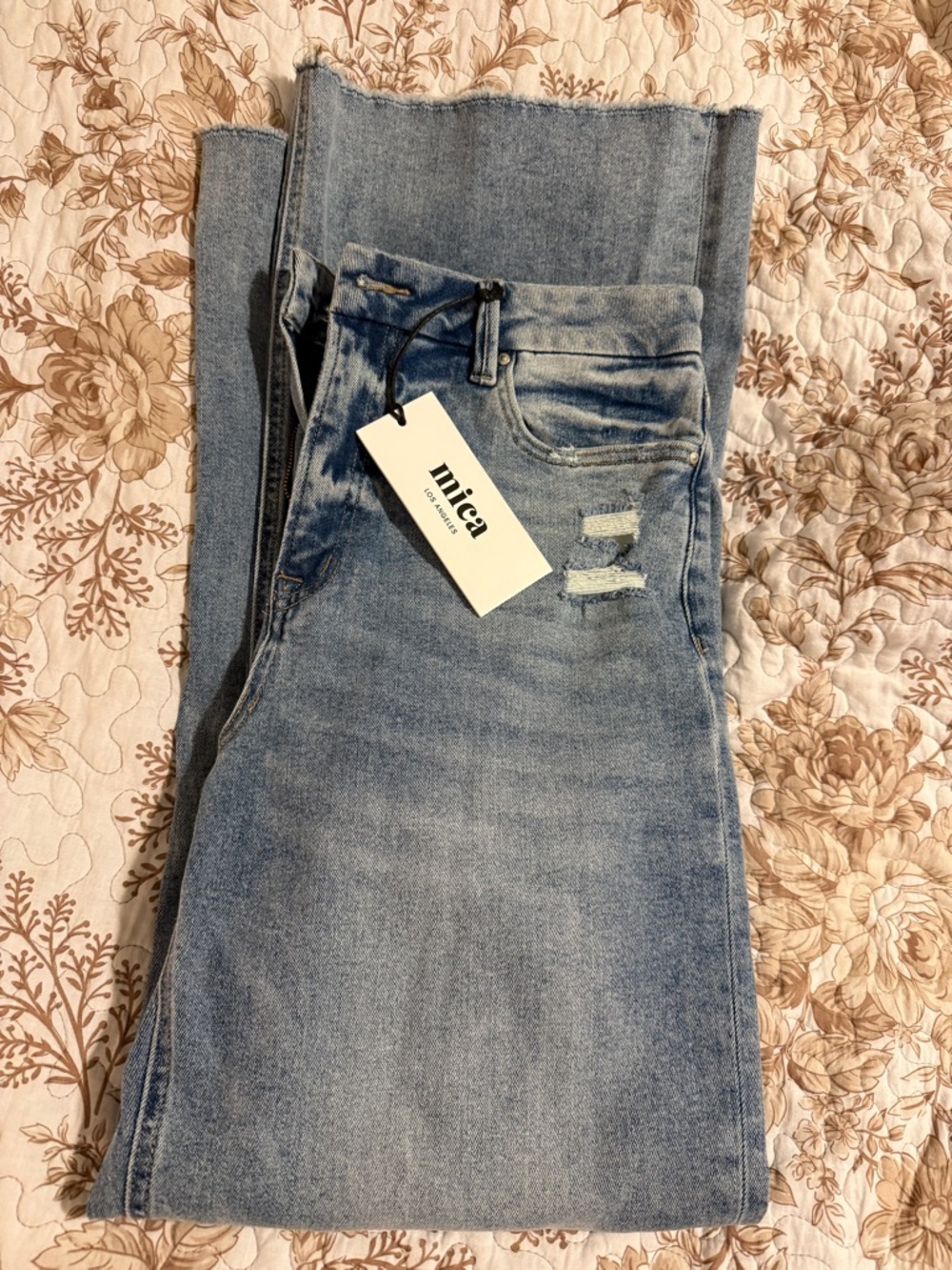 Mica Light Blue High-Rise Wide-Leg Jeans - Picture 2 of 4